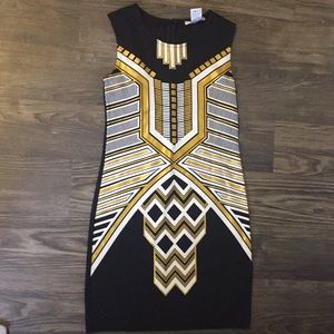 K. Jordan Egyptian Print Dress